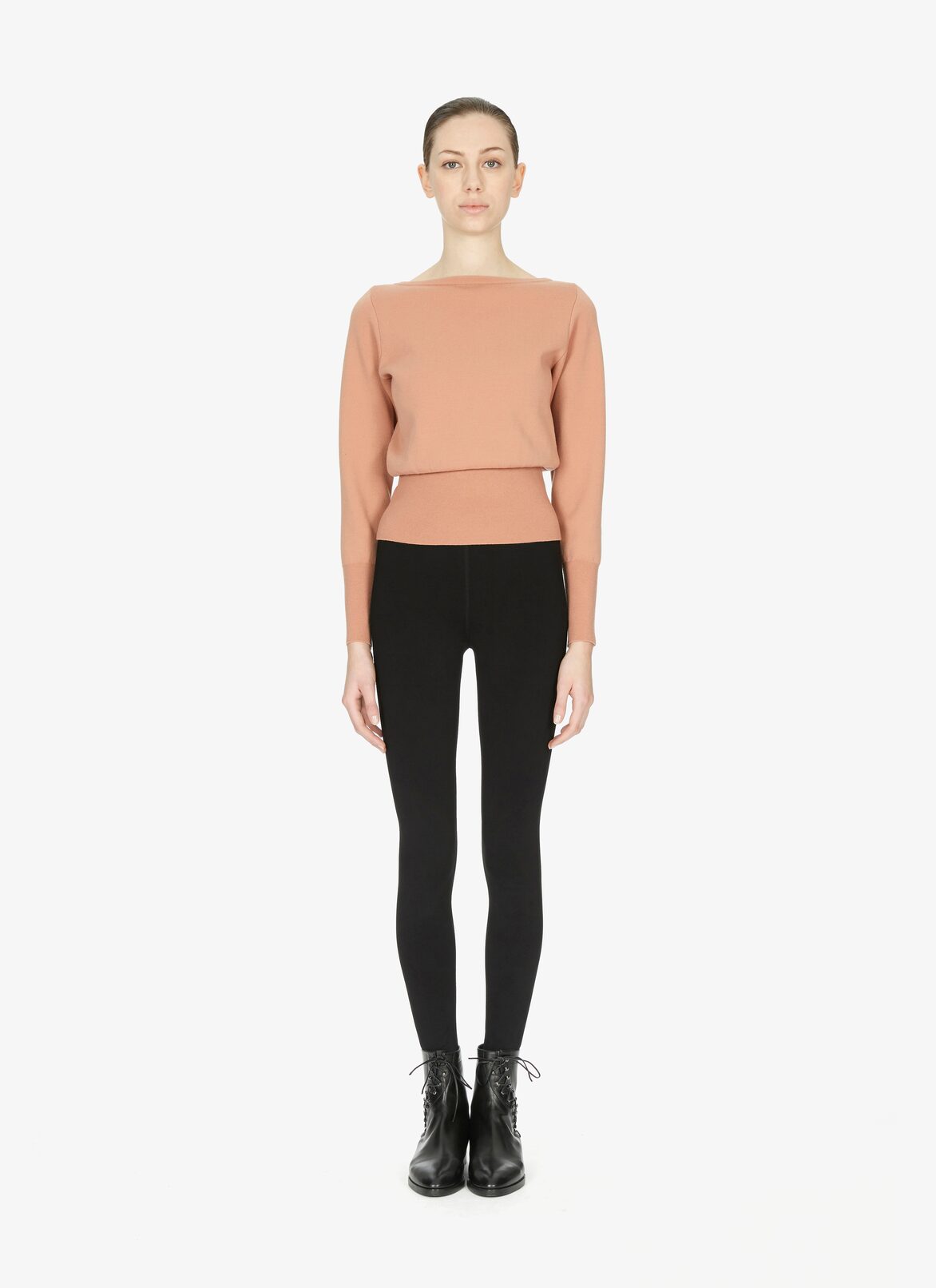 LONG SLEEVE SWEATER INGENUE NUDE ALAÏA NUDE  LONG SLEEVE SWEATER INGENUE NUDE